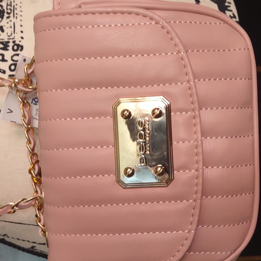 BNWT bebe purse light pink